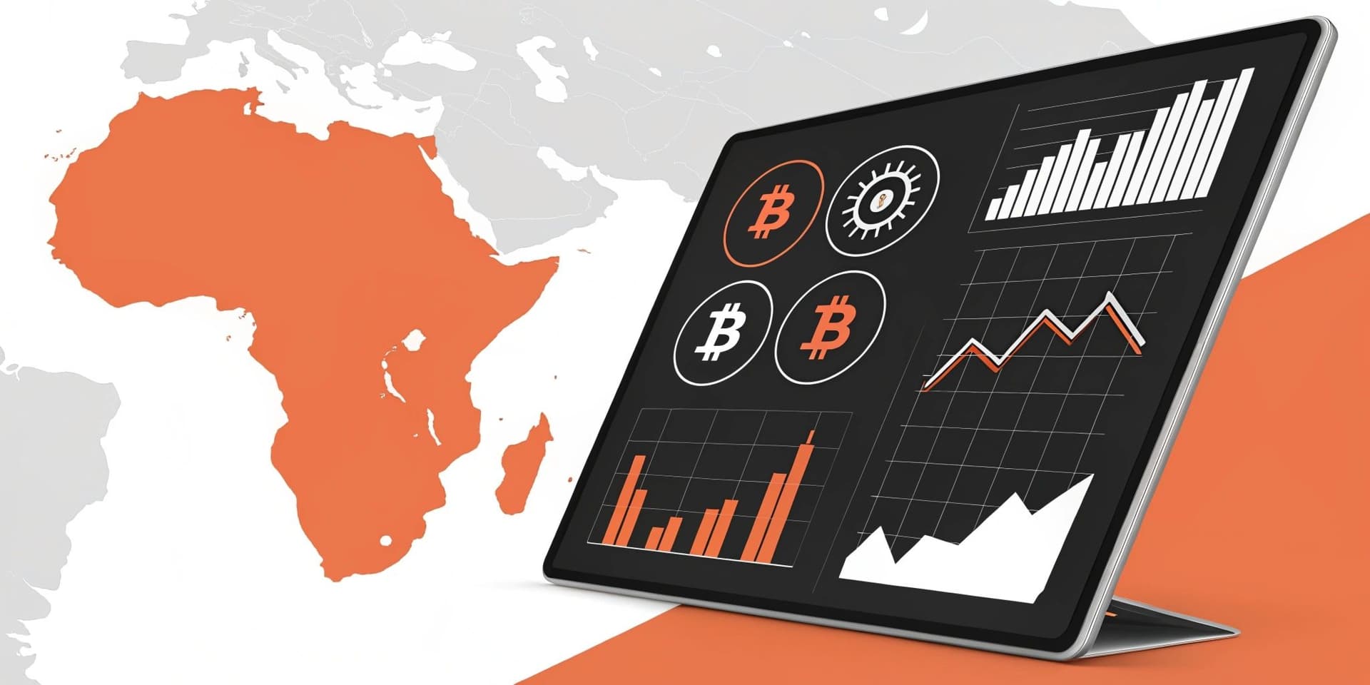 Vibrant map of Africa highlighting crypto hubs in South Africa Nigeria Kenya with VASP icons FATF Travel Rule compliance shields